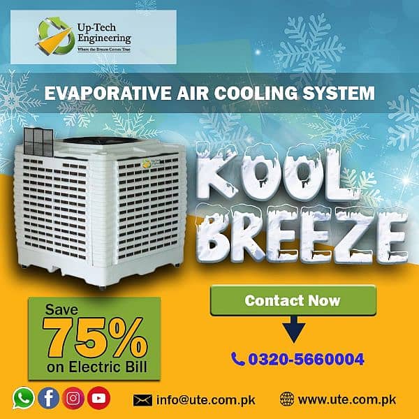 Evaporative Cooling System / Desert Cooler 1