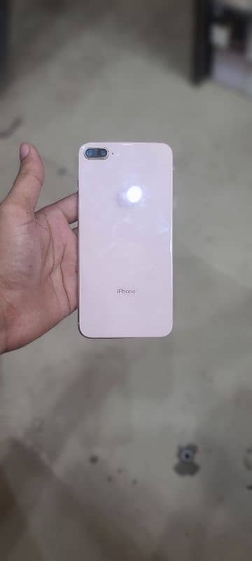 iphone 8plus pta approved with box battery change panel orignal 0