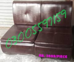 Office single sofa set parlor cafe sofa waitng chair wood center table