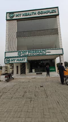 1 KANAL TRIPPLE STORY BUILDING WITH BASEMENT PARKING BUILDING FOR RENT