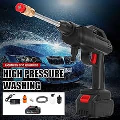 High Pressure Washer Gun,1000W High Pressure 48V Cordless Water Gun,