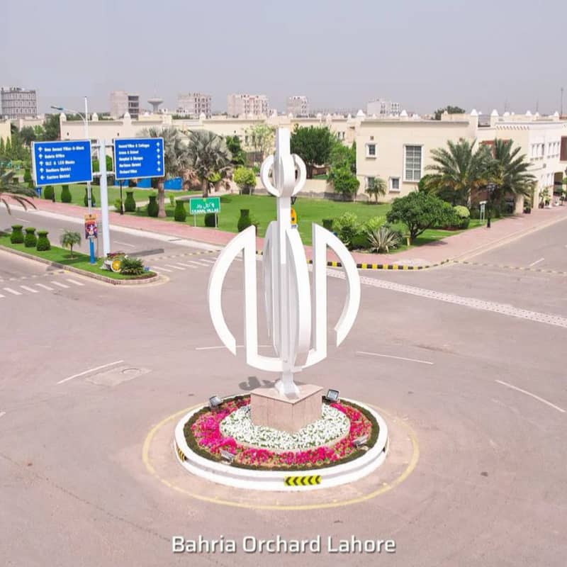 8 Marla Fully Developed Plot in Bahria Orchard Block D Extension 6