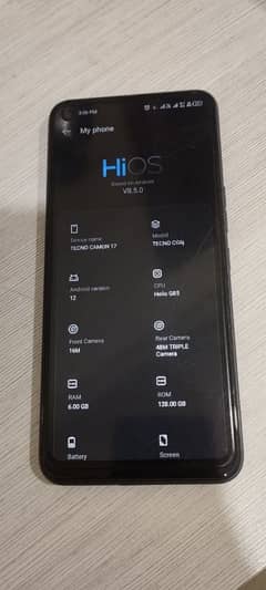 Tecno Camon 17 with box