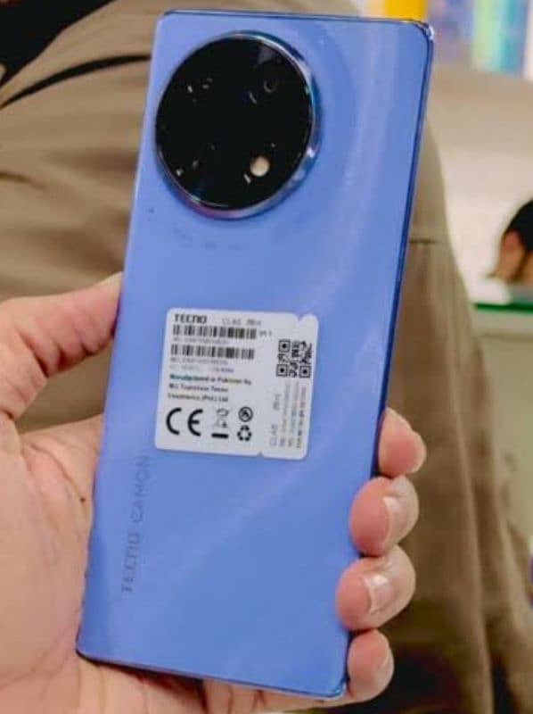 tecno cammon 30 s blue just box open few days used only 0