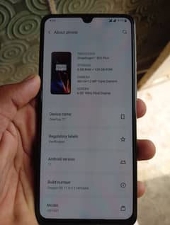Oneplus 7t For Sell 8/128 Original dual Sim no open No repair