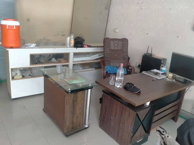 office table and counter 0