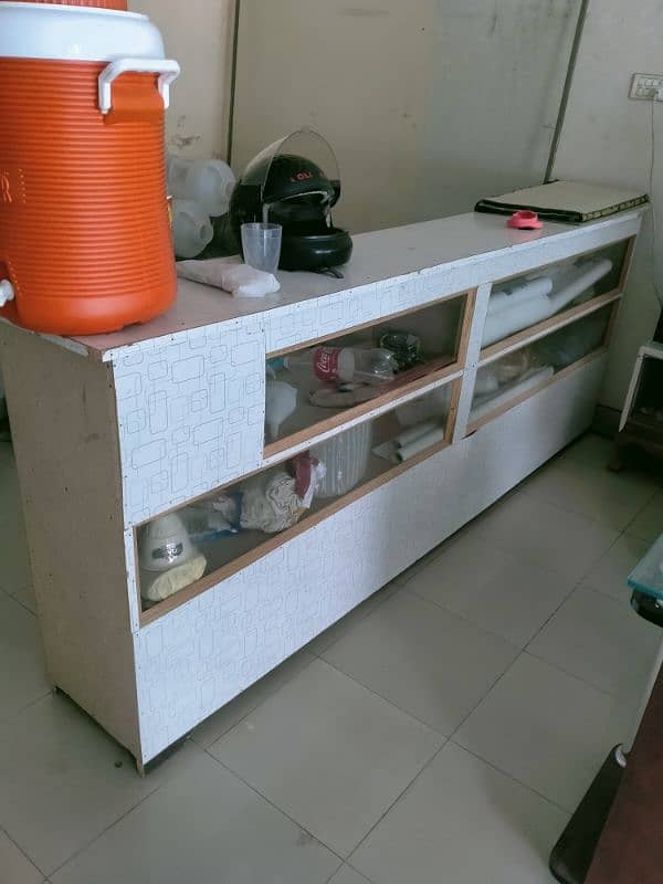 office table and counter 1