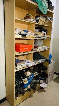 Multi Purpose Wooden Storage Shelf