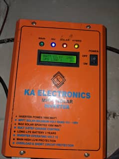 Solor Inverter + Ups inverter power 1.4kw