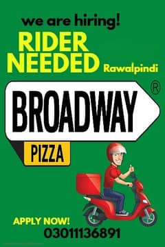 Delivery Riders - Broadway Pizza Rawalpindi
