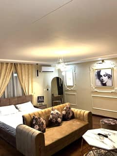 daily. short stay&weekly basis one bad fully furnished luxury apertment available for rent gulbreg greens islamabad