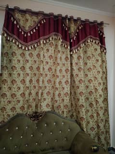 4 pieces of curtains double stuff