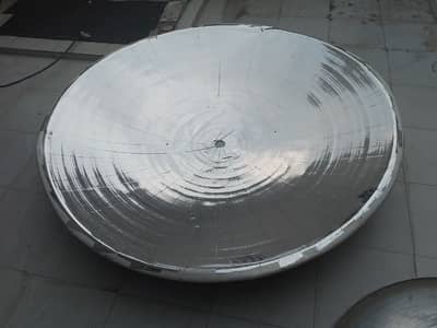 Solar Cooker 6 foot reflective dish with stand