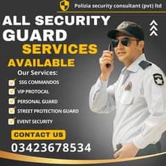 Security Guards, Personal SSG Commandos Guard, Security Protocol guard