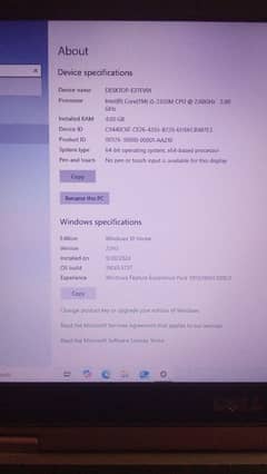 sell laptop :4 GB RAm 10/10 condition