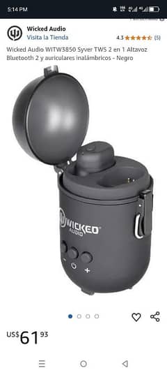 Wicked Audio Mini Speaker