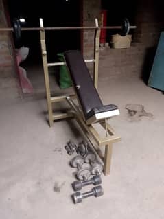 bench press dumble