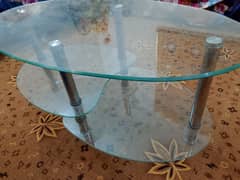 glass centre table