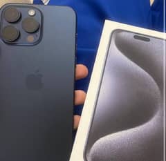 IPHONE 15 PRO MAX HONG KONG MODEL BLUE 256 FACTORY UNLOCK