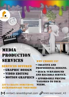 GFX Design, Video Editing & Motion Graphics services available