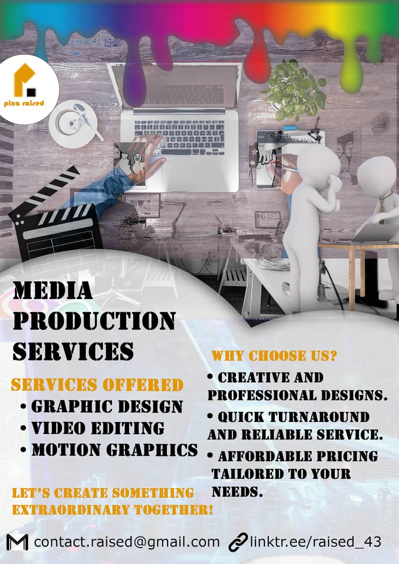 GFX Design, Video Editing & Motion Graphics services available 0