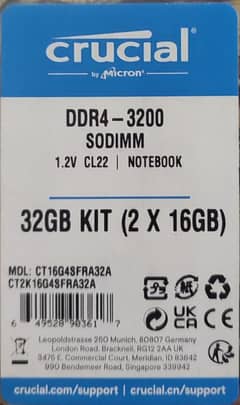 DDR4 16 GB RAM