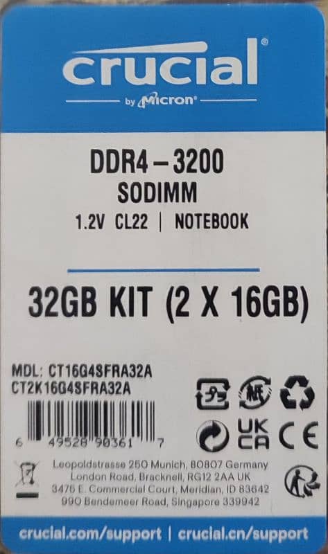 DDR4 16 GB RAM (1 PC) 0