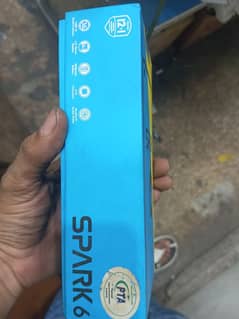 Tecno spark 6 memory 4 64 condition 10by9 very good work