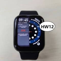 HW12 Smart Watch With Charger Cable