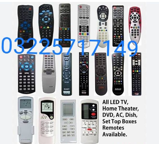 All in One Remote All LED LCD Working Remote Remote Original Company 1