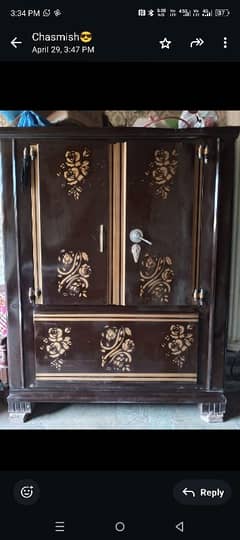 Double door storage almari