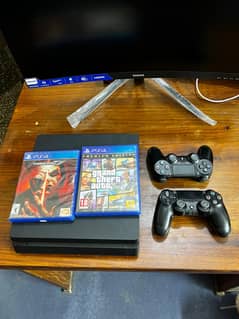 Ps4 Slim 500gb 2 original controllers & games