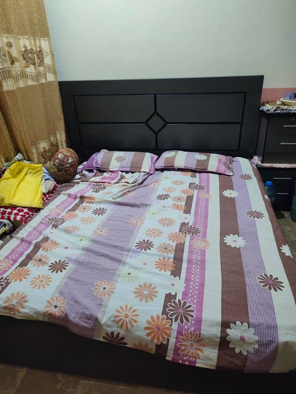 Bed with side tables and one Dressing table 1