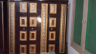 3 door iron cabinet