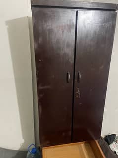 almari Wardrobe single With Double Door