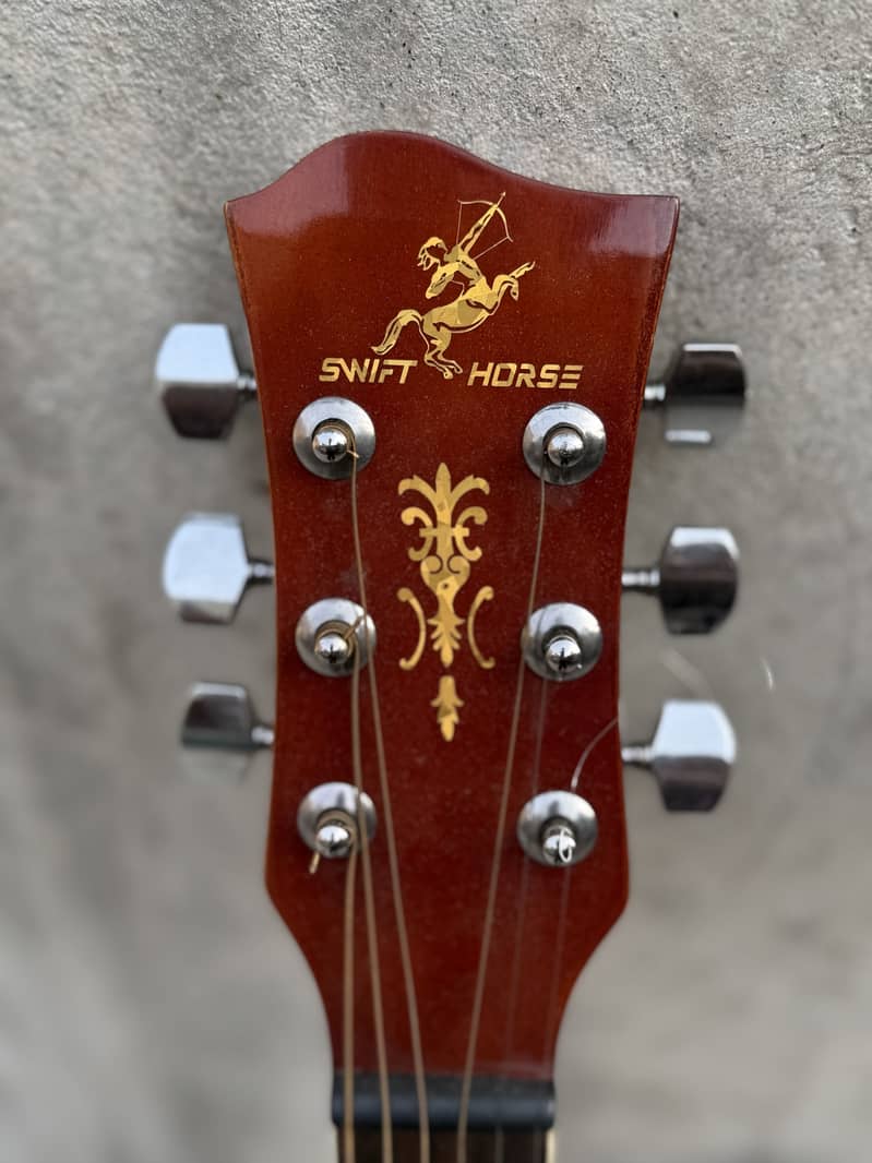 Scratch less Acoustic SWIFT HORSE guitar in 10/10 condition 0