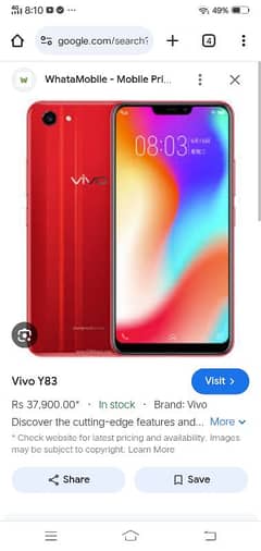 vivoy83 only kit used 6gb128gb