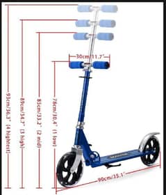 Adjustable 2 Wheel Kick Scooter Gifts For Toddlers Children Boys Girls