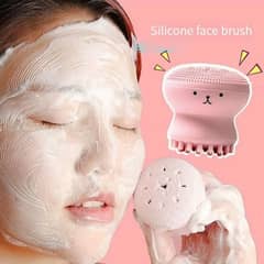 Silicone Facial Cleansing  Octopus Shape Deep Pore Cleansing Brush