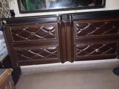 Wooden bed