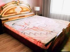 Full King Size Bed With 5 inch Matress| URGENT SALE