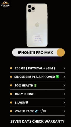 11 PRO MAX PTA APPROVED SINGLE SIM