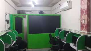 Call Center 15 to 20 seats for Rent at 6th Road Royal Plaza Rawalpindi