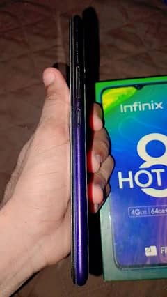 Infinix Hot 8.4gb. with 64gb. complete Saman ke sath