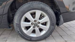 rims and tyres of corolla Grande