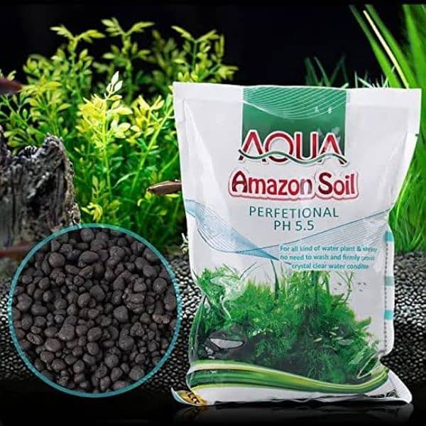 aqua soil 1 KG for fish aquarium 0