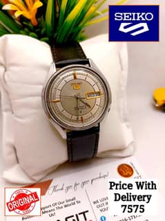 Seiko 5 CITIZENS ORIENT AUTOMATIC MEN WRIST WATCH 03161737353