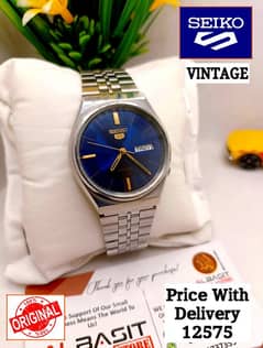 Seiko 5 CITIZENS ORIENT AUTOMATIC MEN WRIST WATCH 03161737353