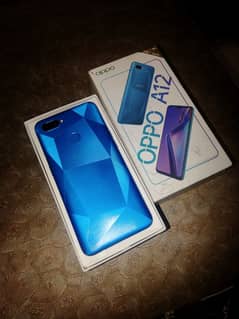 OPPO A12 like New  with open box. original charger available no damage