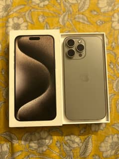 iPhone 15 pro max 256GB PTA Approved
